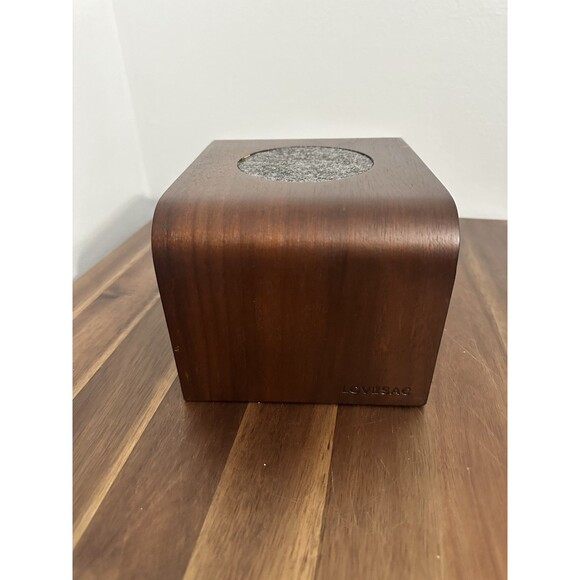 Lovesac Sactionals Drink Coaster Drink Holder Dark Walnut *Flaws - Picture 4 of 12